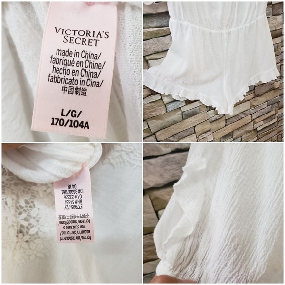 Victoria Secret Romper Jumper Lace ruffles - Picture 8 of 8
